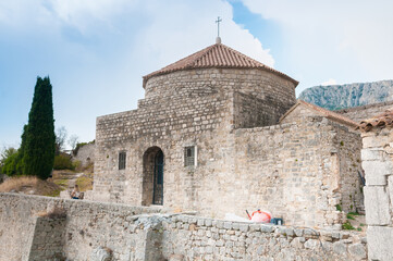 Fototapeta na wymiar Church of St. Vitus. Klis Fortress, Split, Croatia