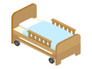 ベッドのイラスト素材_ベクター2