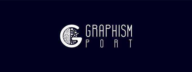 Fototapeta premium Graphism Port Logo Not for sell.