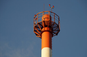 Fototapeta na wymiar tower with TV broadcast antennas