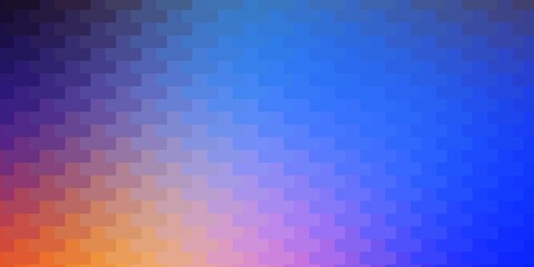 Light Multicolor vector texture in rectangular style.