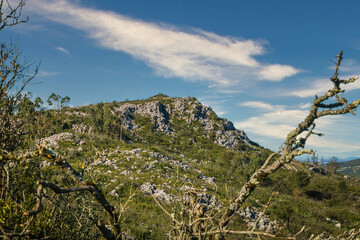Fototapeta na wymiar Landscape view of Serra de Aire, Portugal