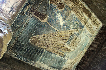 Starry sky, Zodiac signs Temple of Hathor, Dendera, Temples of ancient Egypt, ancient Egyptian art, Ancient Egypt, ancient civilizations