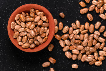 Pinto Beans Background and Texture