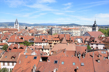 Obraz premium The beautiful city of Annecy, the Venice of the Alps in France 
