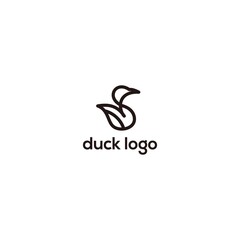 duck Logo Design vector Template
