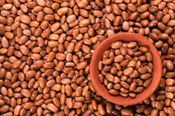 Pink Kidney Beans Background and Texture