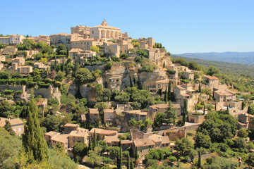 Fototapeta na wymiar Gordes, One of the most famous villages of Provence, Luberon, Vaucluse, France 