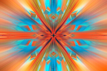 abstract fractal background with stars