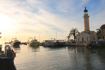  Le Grau du Roi, a seaside resort on the coast of occitanie region in France

