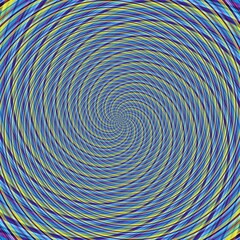 Abstract background illusion hypnotic illustration, graphic optical.