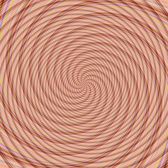 Abstract background illusion hypnotic illustration,  delusion colorful.