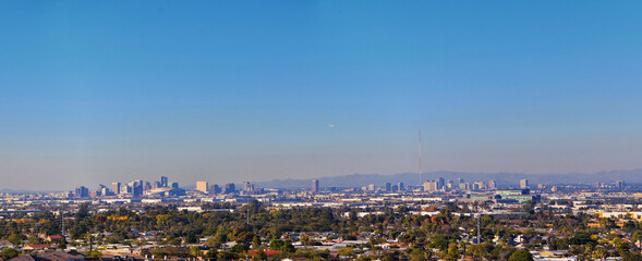 Phoenix Downtown From South Mountain