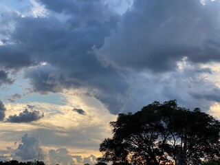 Entardecer, por- do- sol