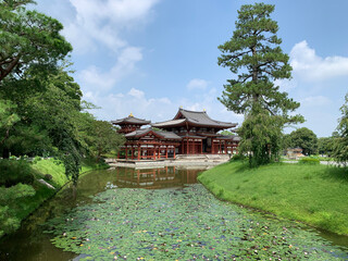 Japanese pavilion in the park