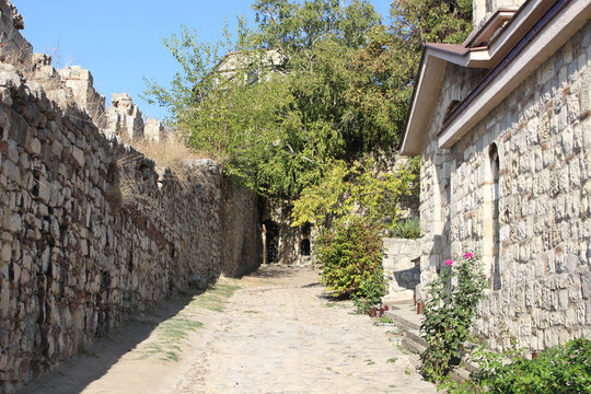 Fototapeta street in the old town in belgrade