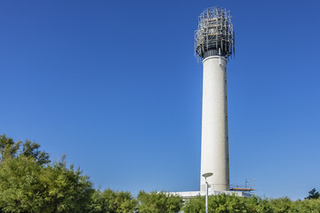 73m-high Phare de Biarritz - the town’s 1831 lighthouse with views of the Basque coast. Biarritz,...