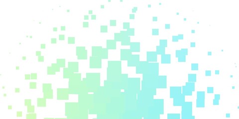 Light Blue, Green vector layout with lines, rectangles.