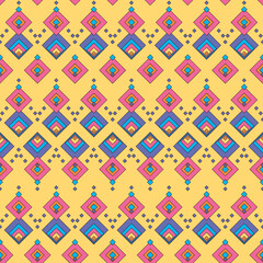 Abstract colorful geometric pattern as a seamless background. Vector illustration