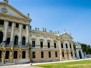 Obraz premium The Riviera del Brenta is an area of Venice of cultural interest due to the architectural heritage of the Venetian villas built between the 15th and 17th centuries by merchants and noblemen of Venice