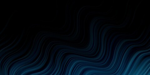 Obraz premium Dark BLUE vector template with curves.