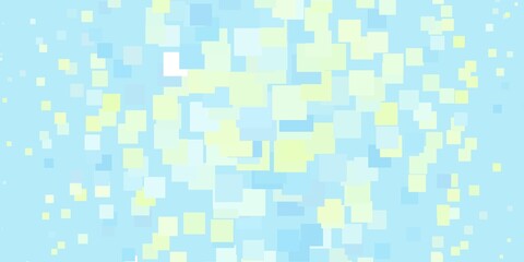 Light Blue, Green vector backdrop with rectangles.