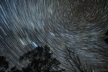 Fototapeta premium Star trail 2