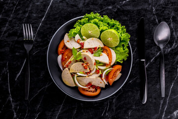 Spicy Vietnamese Sausage Salad