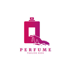 Intial Q letter with perfume abstract Logo . Luxury perfume Q logo design concept