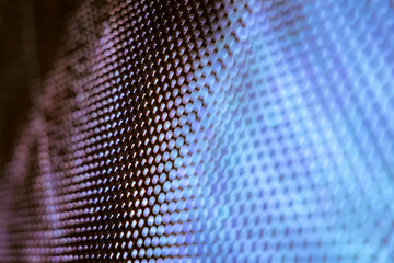 CloseUp LED blurred screen. LED soft focus background. abstract background ideal for design.