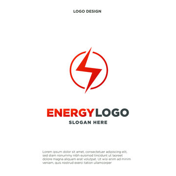 Flash Logo square rhombus design vector template. Thunderbolt symbol. Energy Power electric speed creative Logotype concept.