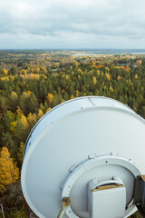 Cellular microwave system. Wireless directional communication antenna of radio relay link based on...