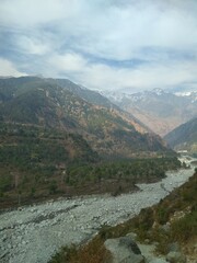 river in the mountains