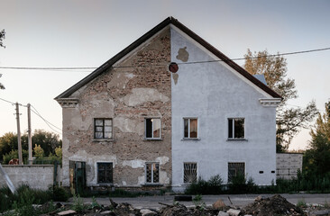 old house in the village