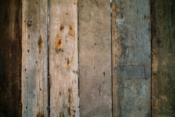 Antique brown wooden texture interior old house