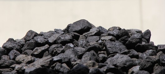 積まれた石炭