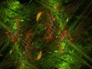 Imaginatory fractal background Image