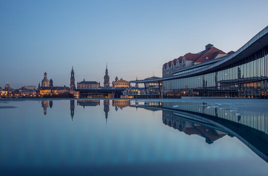 Blick auf Dresden von Kongresszentrum 
