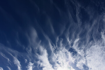 movement of cloud over sky.