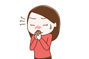 苦しい時は神頼みでお祈りする女性