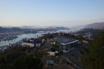 Fototapeta na wymiar 日本の広島県尾道市の美しい風景