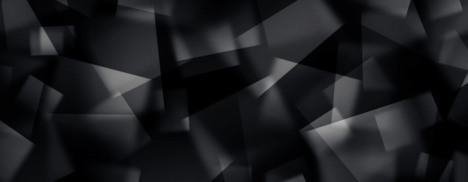 Abstract image of Polygonal space design background.