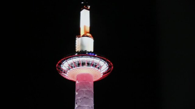 夜の京都タワー(展望室)