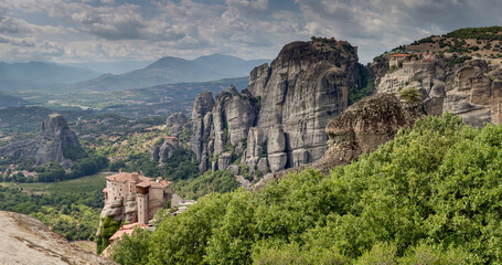 Meteora center for Orthodox Monasticism in Greece  (Thessaly, Greece,Trikala).