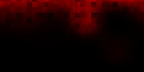 Dark red, yellow vector texture with memphis shapes.