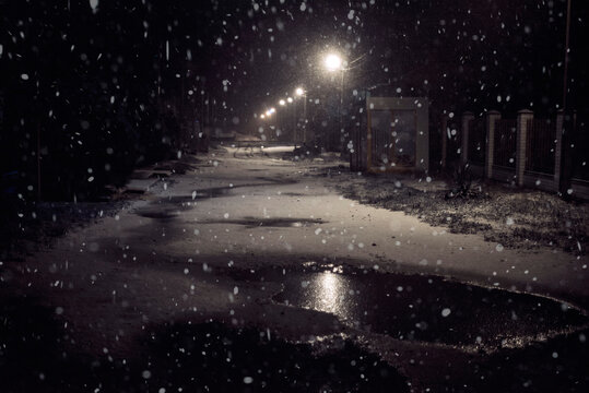 snow covered road © Ekaterina Kozh