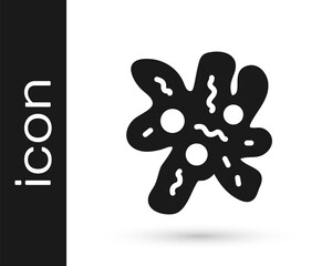 Black Cell icon isolated on white background. Vector.