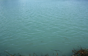 Surface of aqua color  sea. korea