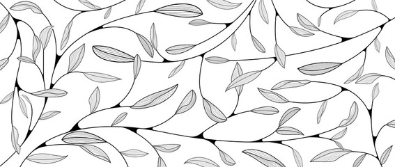 Abstract leaves background