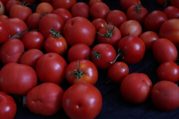 red tomatoes background
